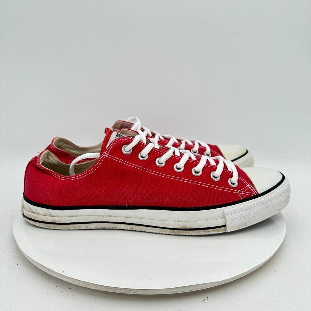 Converse Chuck Taylor All Star Ox Men Size 12 X9696 Red White Training Shoes - Picture 4 of 12